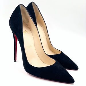 CHRISTIAN LOUBOUTIN So Kate 120 Black Suede Pumps - EU 39 / US 9